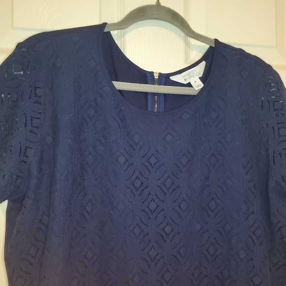Market and Spruce Navy Top Sz XXL - Picture 3 of 9